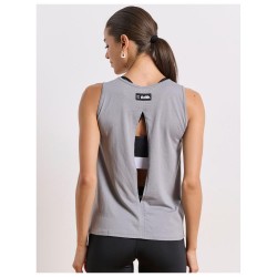 Bodytalk Γυναικεία αμάνικη μπλούζα  1251-903021 Steel